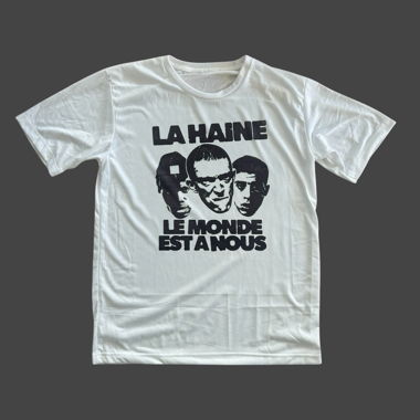 T-shirt bianca La Haine