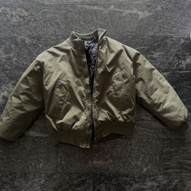 Olive Bomberjacke 