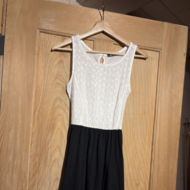 schwarz/weiss kleid