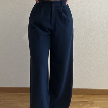Pantaloni a gamba larga Abercrombie & Fitch