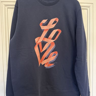 Maglione LOVE in cotone biologico