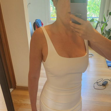 HUGO BOSS white dress