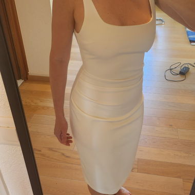 HUGO BOSS white dress
