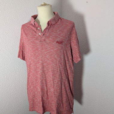 Polo Superdry rouge manches courtes