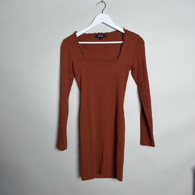 Missguided ribbed mini dress