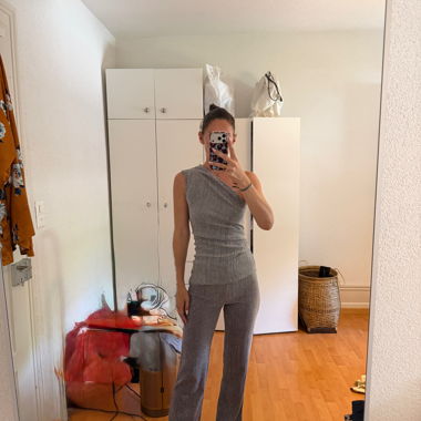 Asymmetrical Jumpsuit Set
