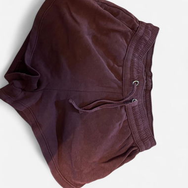 burgundy shorts