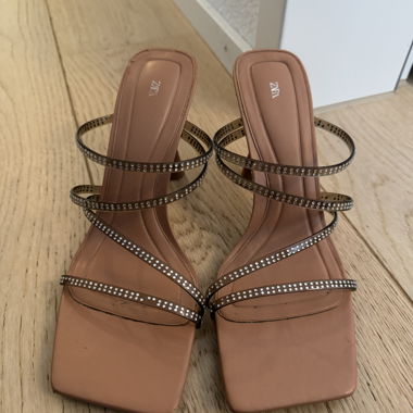 ZARA Rhinestone Sandals