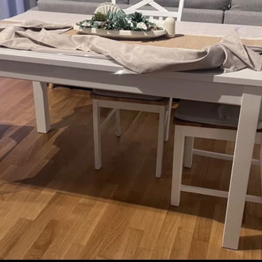Tavolo da pranzo IKEA LANEBERG bianco