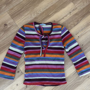multicolored top