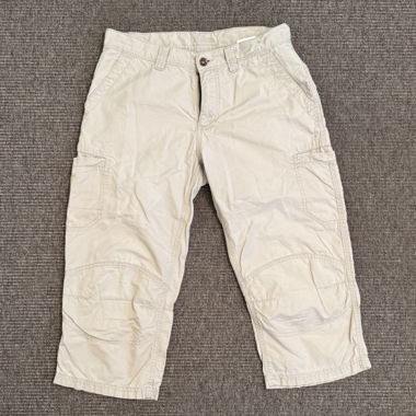 Pantaloni cargo beige 3/4
