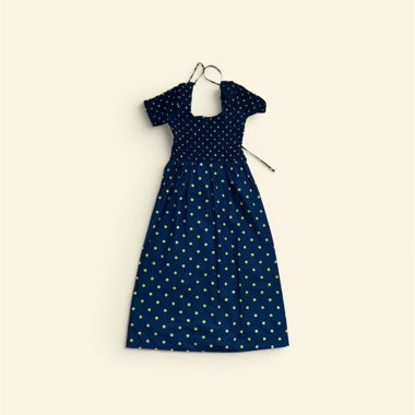 Abito a Pois Blu
