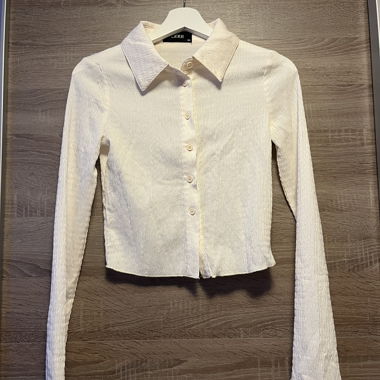 Blusa Beige/Bianco
