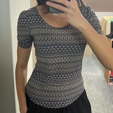 Gemustertes Shirt