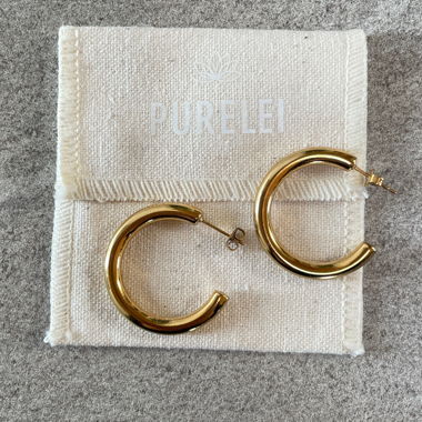 Goldene Creolen von PURELEI