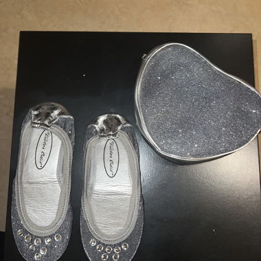 Handbag with ballerinas