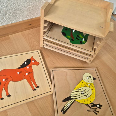 Holz Steckpuzzle-Set