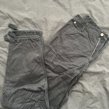 Pantalon cargo noir Dua Lipa X PepeJeans