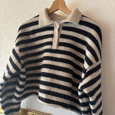 Gestreifter Pullover Bershka