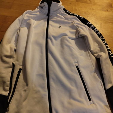 Peak Performance white zip jacket