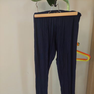 Leggins blickdicht dunkelblau supersoft
