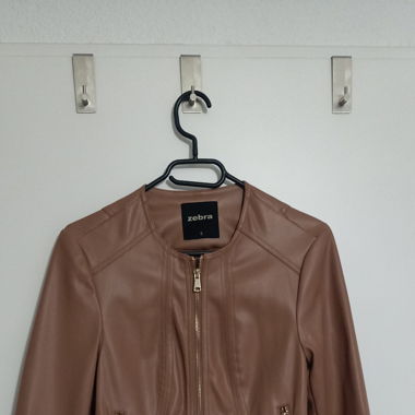 Kunst leder jacke