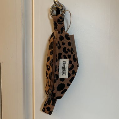 Hindbag Schlüsselanhänger mit Leopardenmuster