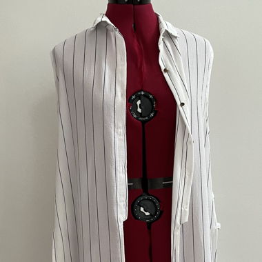 Luftige lange Bluse
