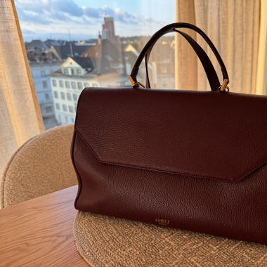 AMELI Tasche „Bellevue“ in Maroon Red