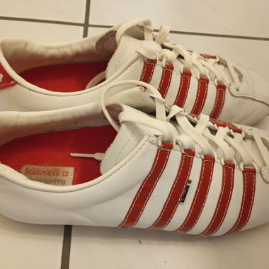Klimi white red sneakers