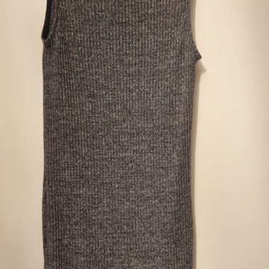 Maglione senza maniche collo alto