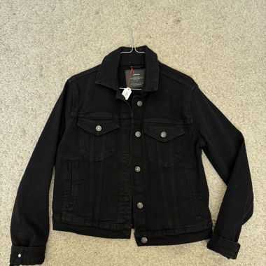 Black Stradivarius Denim Jacket