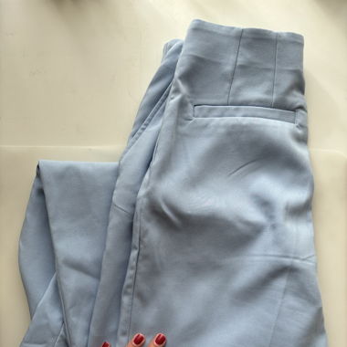 Light blue office trousers