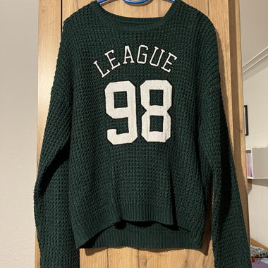 Maglione Verde in Maglia
