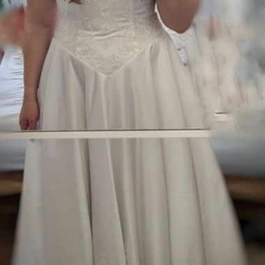 White wedding dress