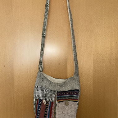 Woven crossbody bag