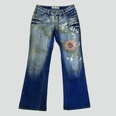 Vintage floral Miss L-W summer jeans