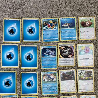 Pokemon 20x Karten Set / intakter Zustand blau