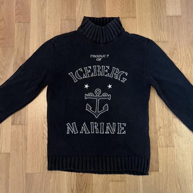 Iceberg sweater 100% cotton