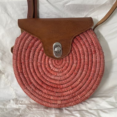 Borsa Intrecciata Rotonda