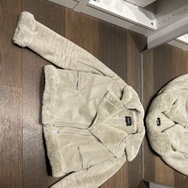 Wildleder jacke mit innenfell