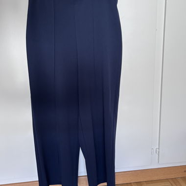 Pantalon en tissu bleu