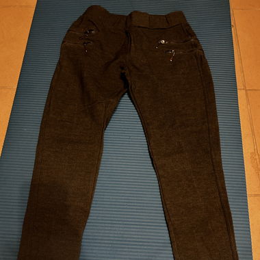 Pantalon slim gris foncé