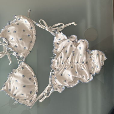 Bikini mit Blumenmuster