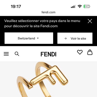 Ring Fendi FF