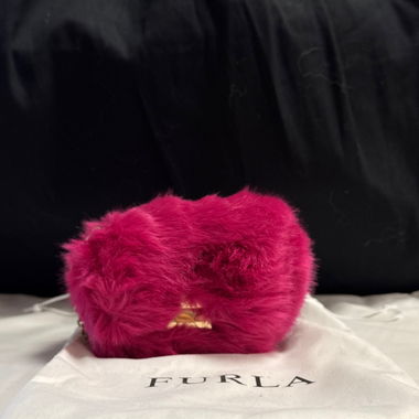 Furla faux fur bag