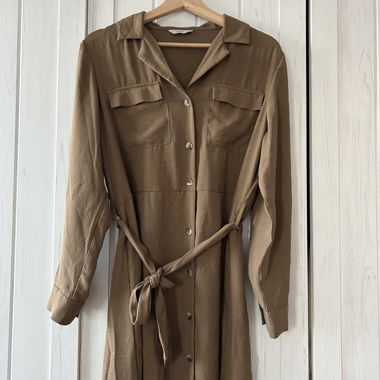 Braunes Hemdkleid