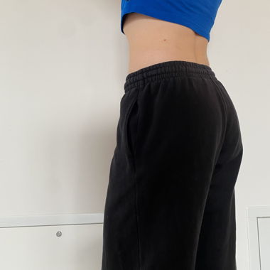 Weekday black joggers