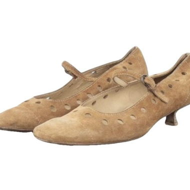 Miu Miu suede ballerinas