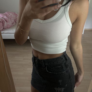 Jupe en jean noire